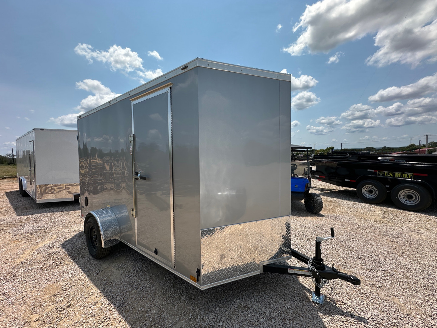 New 2025 Stallion 6'x12' Enclosed/Cargo Trailer - Barn Doors