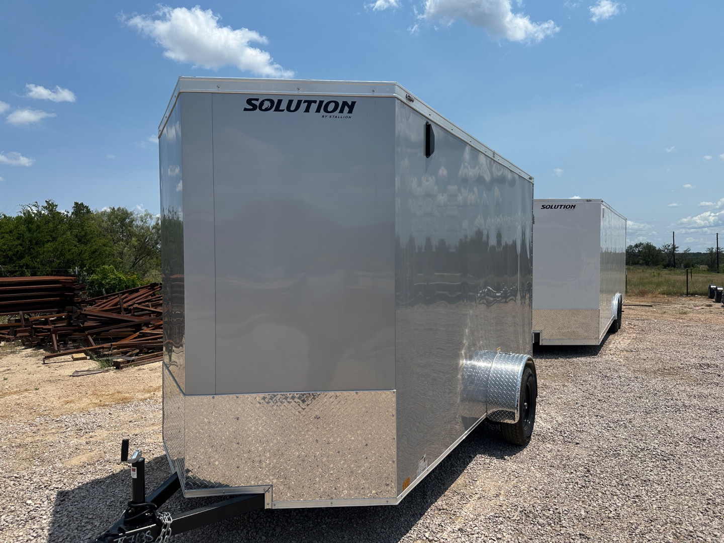 New 2025 Stallion 6'x12' Enclosed/Cargo Trailer - Barn Doors