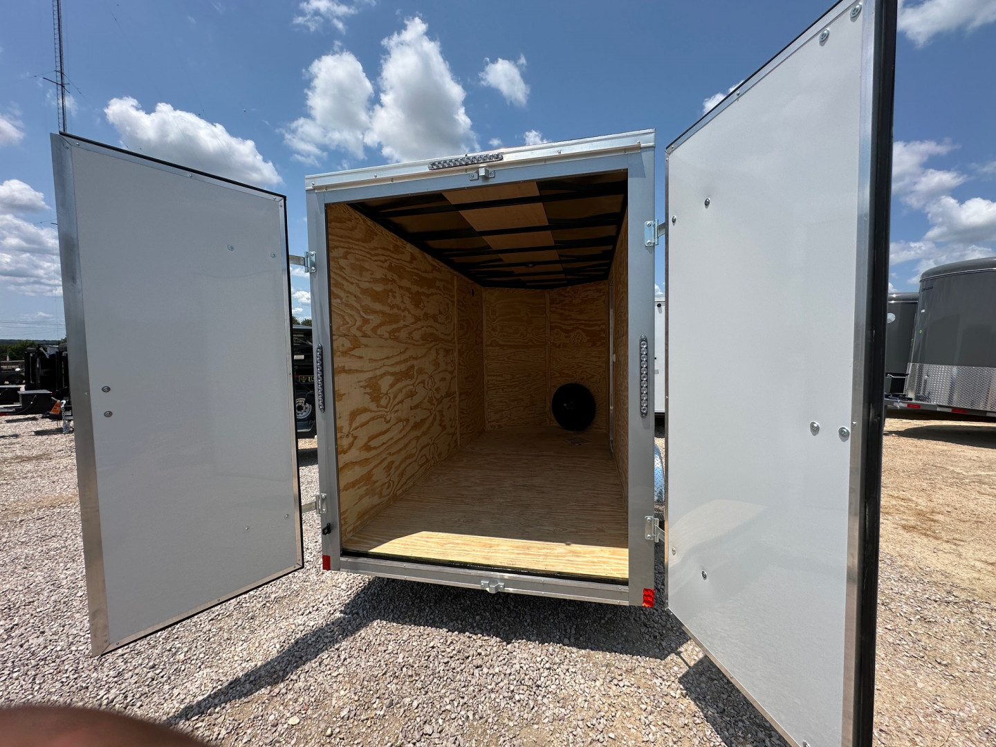 New 2025 Stallion 6'x12' Enclosed/Cargo Trailer - Barn Doors