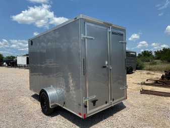 New 2025 Stallion 6'x12' Enclosed/Cargo Trailer - Barn Doors