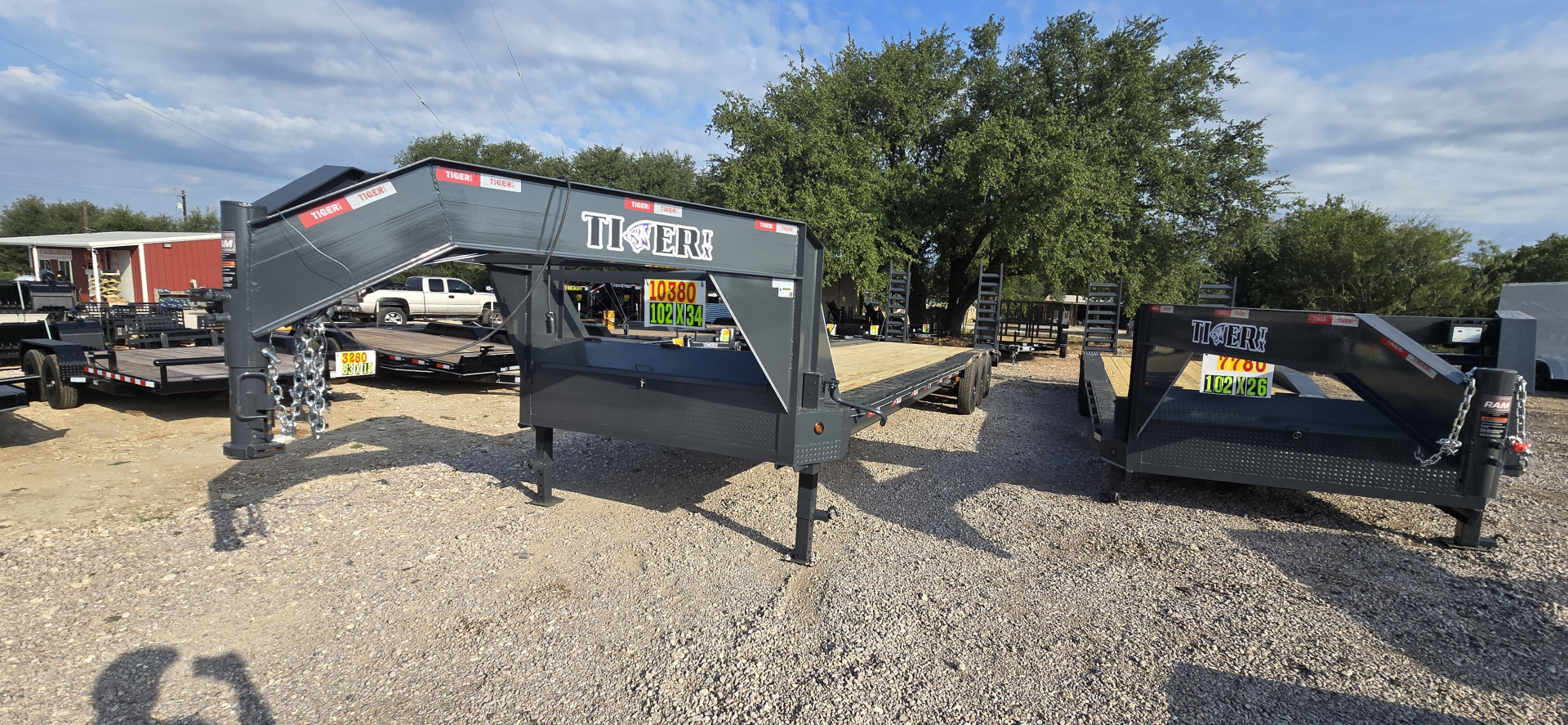 New 2025 Tiger Trailers 102" X 34' Equipment Trailer