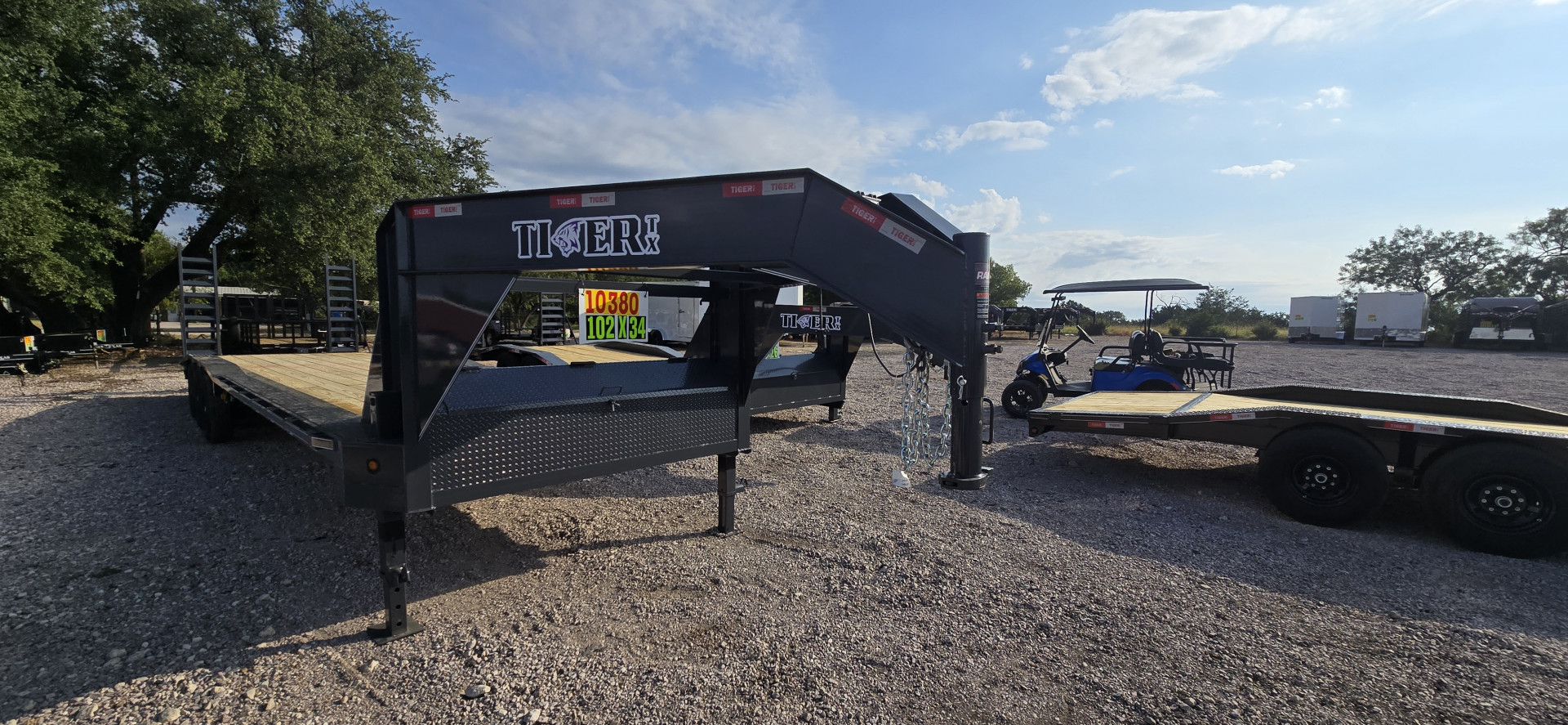 New 2025 Tiger Trailers 102" X 34' Equipment Trailer