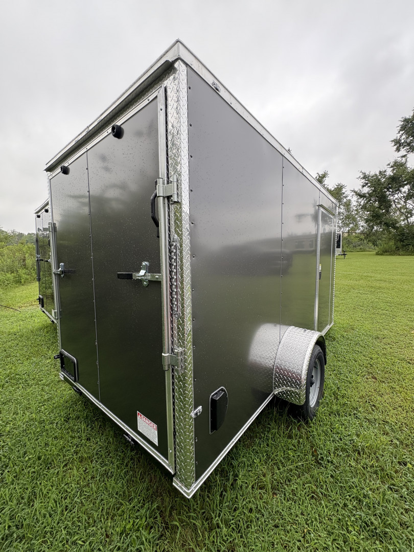 New 2026 J&C Trailers 6x12SA 6'6" .080 PolyCor Cargo / Enclosed Trailer