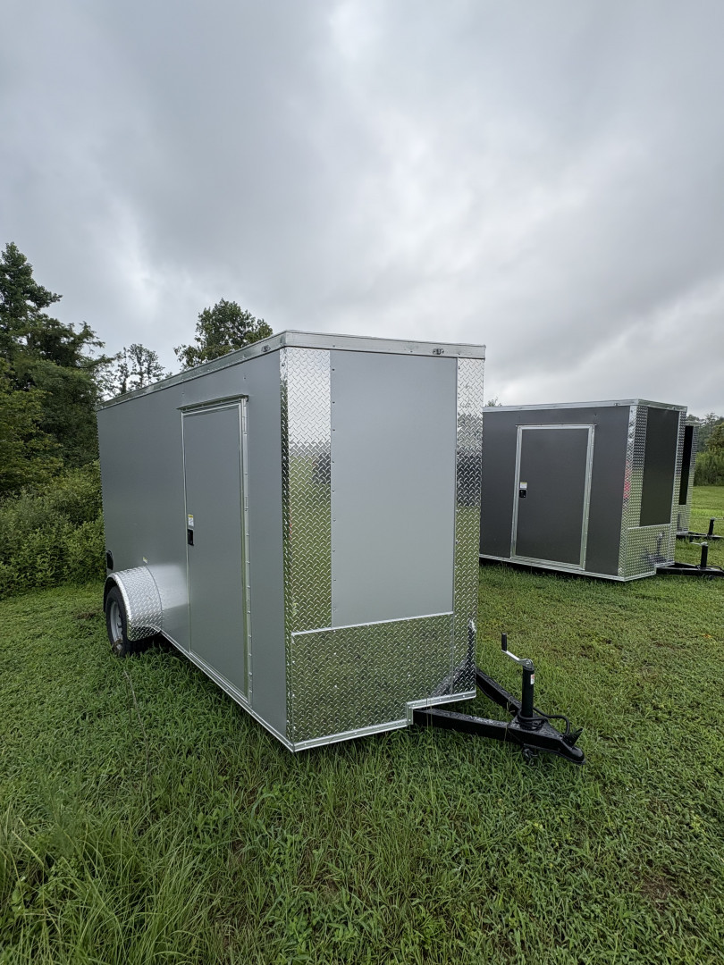 New 2026 J&C Trailers 6x12SA 6'6" .080 PolyCor Cargo / Enclosed Trailer