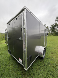 New 2026 J&C Trailers 6x12SA 6'6" .080 PolyCor Cargo / Enclosed Trailer