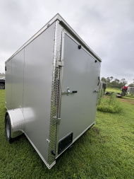 New 2026 J&C Trailers 6x12SA 6'6" .080 PolyCor Cargo / Enclosed Trailer