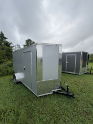 New 2026 J&C Trailers 6x12SA 6'6" .080 PolyCor Cargo / Enclosed Trailer