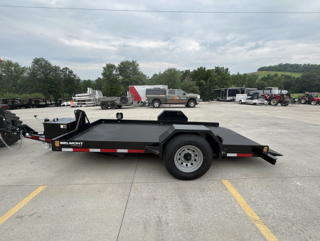 New 2025 Belmont Trailers 72"x12' (SLT7212-6K) Power Tilt Equipment Trailer w/ Options - 6000# GVWR