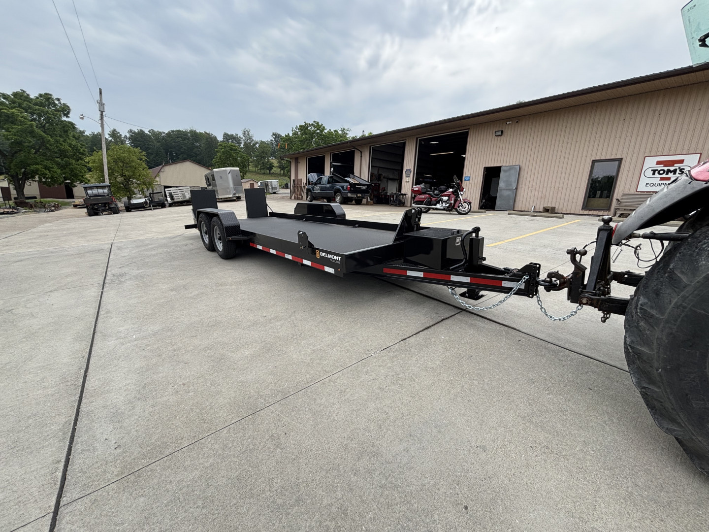 New 2025 Belmont Trailers 80"x20' (SLT8020-14K) Power Tilt Equipment Trailer w/ Options - 14,000# GVWR