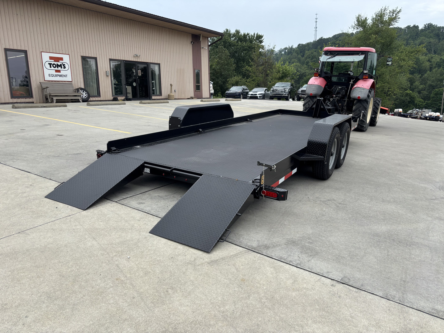 New 2025 Belmont Trailers 80"x20' (SLT8020-14K) Power Tilt Equipment Trailer w/ Options - 14,000# GVWR