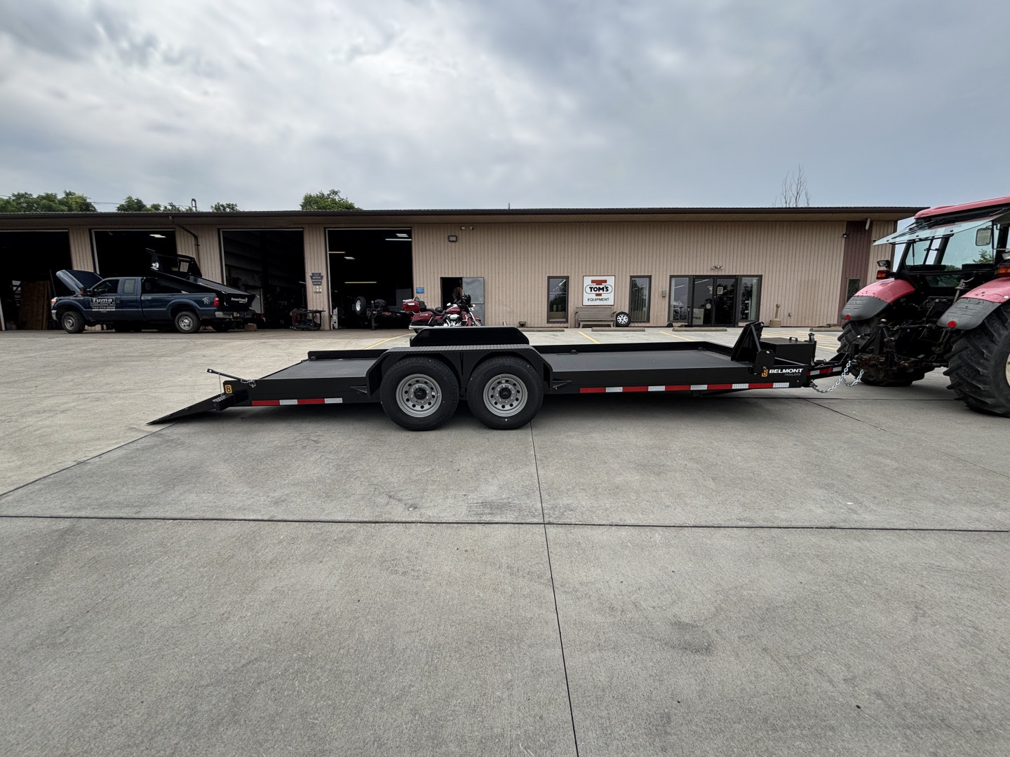 New 2025 Belmont Trailers 80"x20' (SLT8020-14K) Power Tilt Equipment Trailer w/ Options - 14,000# GVWR
