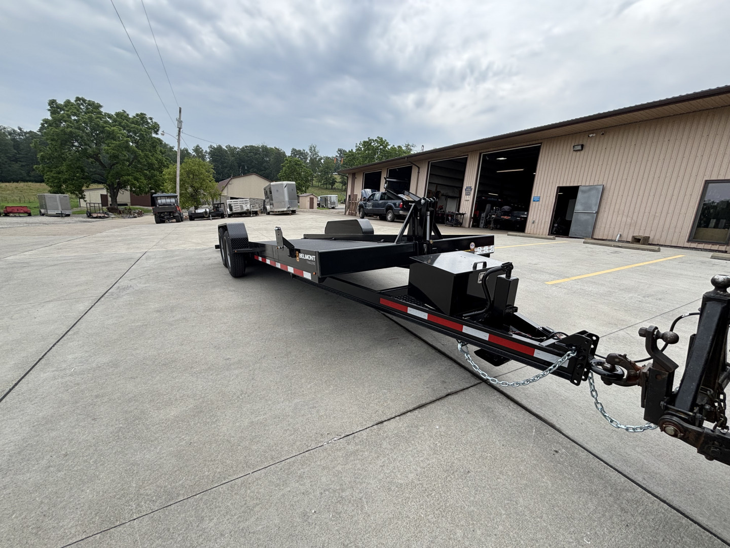 New 2025 Belmont Trailers 80"x20' (SLT8020-14K) Power Tilt Equipment Trailer w/ Options - 14,000# GVWR