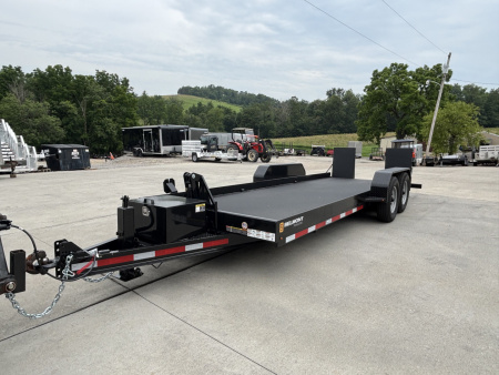 New 2025 Belmont Trailers 80"x20' (SLT8020-14K) Power Tilt Equipment Trailer w/ Options - 14,000# GVWR
