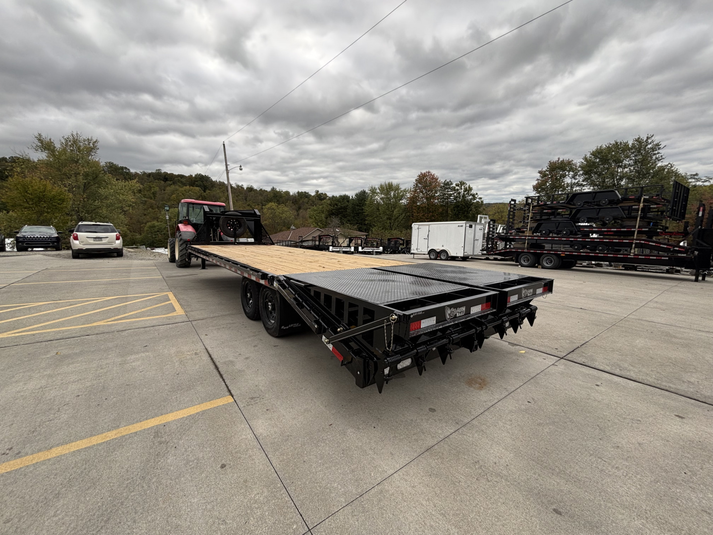 New 2026 Doolittle Trailers 102"x25' (20'+5' Dovetail) Gooseneck Deckover Equipment Trailer - w/ Mammoth Ramps & Spare Tire - 14,000# GVWR