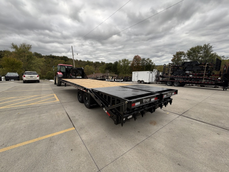 New 2026 Doolittle Trailers 102"x25' (20'+5' Dovetail) Gooseneck Deckover Equipment Trailer - w/ Mammoth Ramps & Spare Tire - 14,000# GVWR