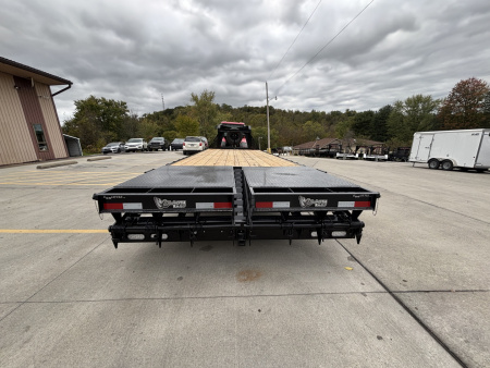 New 2026 Doolittle Trailers 102"x25' (20'+5' Dovetail) Gooseneck Deckover Equipment Trailer - w/ Mammoth Ramps & Spare Tire - 14,000# GVWR