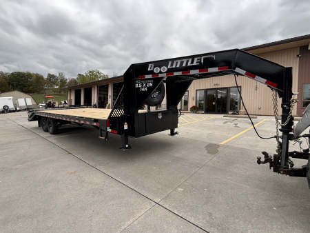 New 2026 Doolittle Trailers 102 x25' (20'+5' Dovetail) Gooseneck Deckover Equipment Trailer - w/ Mammoth Ramps & Spare Tire - 14,000# GVWR