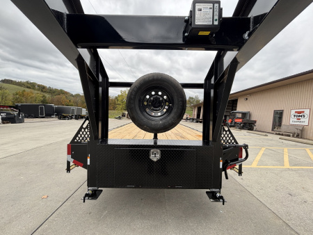 New 2026 Doolittle Trailers 102"x25' (20'+5' Dovetail) Gooseneck Deckover Equipment Trailer - w/ Mammoth Ramps & Spare Tire - 14,000# GVWR