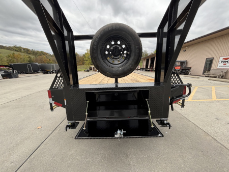 New 2026 Doolittle Trailers 102"x25' (20'+5' Dovetail) Gooseneck Deckover Equipment Trailer - w/ Mammoth Ramps & Spare Tire - 14,000# GVWR