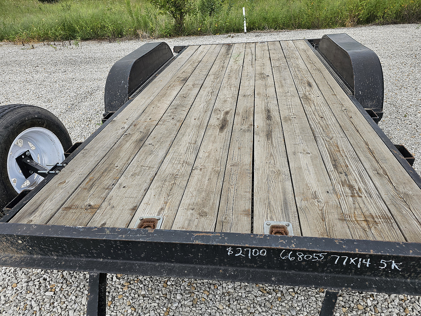 Used 2012 AMO 77 X 14 5K IMPLEMENT TRAILER