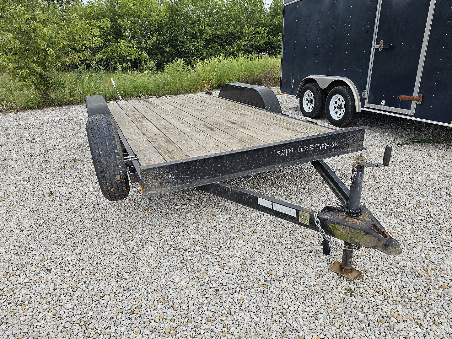 Used 2012 AMO 77 X 14 5K IMPLEMENT TRAILER