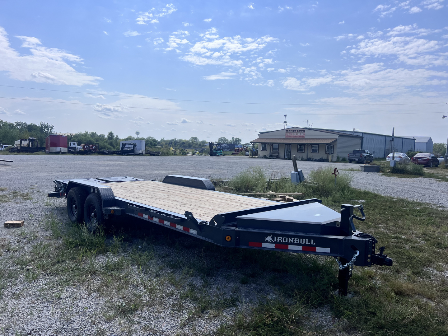 New 2026 IRON BULL 83X20 EQUIPMENT TRAILER W/7K AXLES, I-BEAM FRAME AND ...