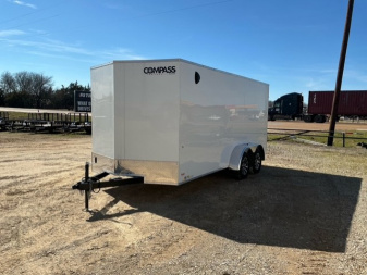 New 2026 Compass 7'x16' Enclosed Cargo Trailer - Indigo DLX