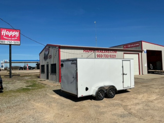 New 2026 Compass 7'x16' Enclosed Cargo Trailer - Indigo DLX
