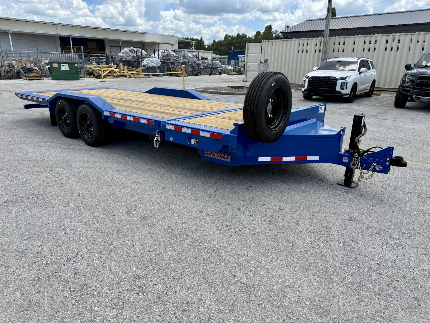 New 2026 Midsota 102x22 TBWB22 1766 Tilt Equipment Trailer