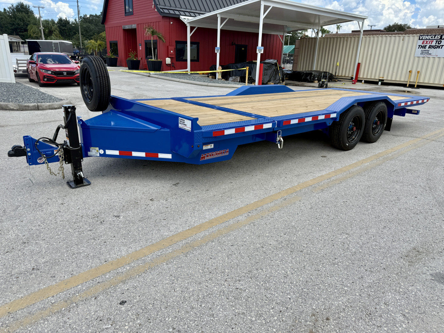 New 2026 Midsota 102x22 TBWB22 1766 Tilt Equipment Trailer