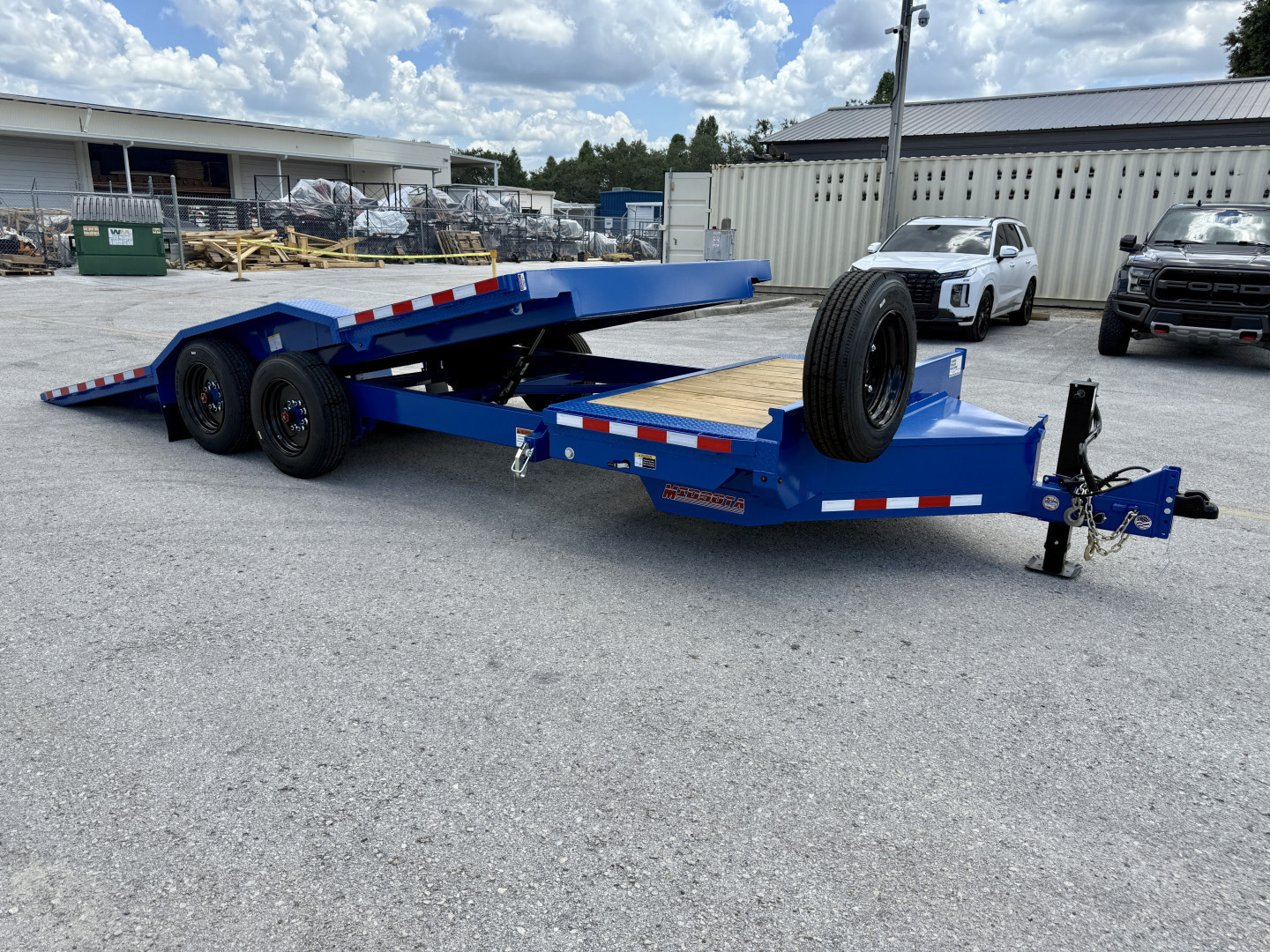 New 2026 Midsota 102x22 TBWB22 1766 Tilt Equipment Trailer