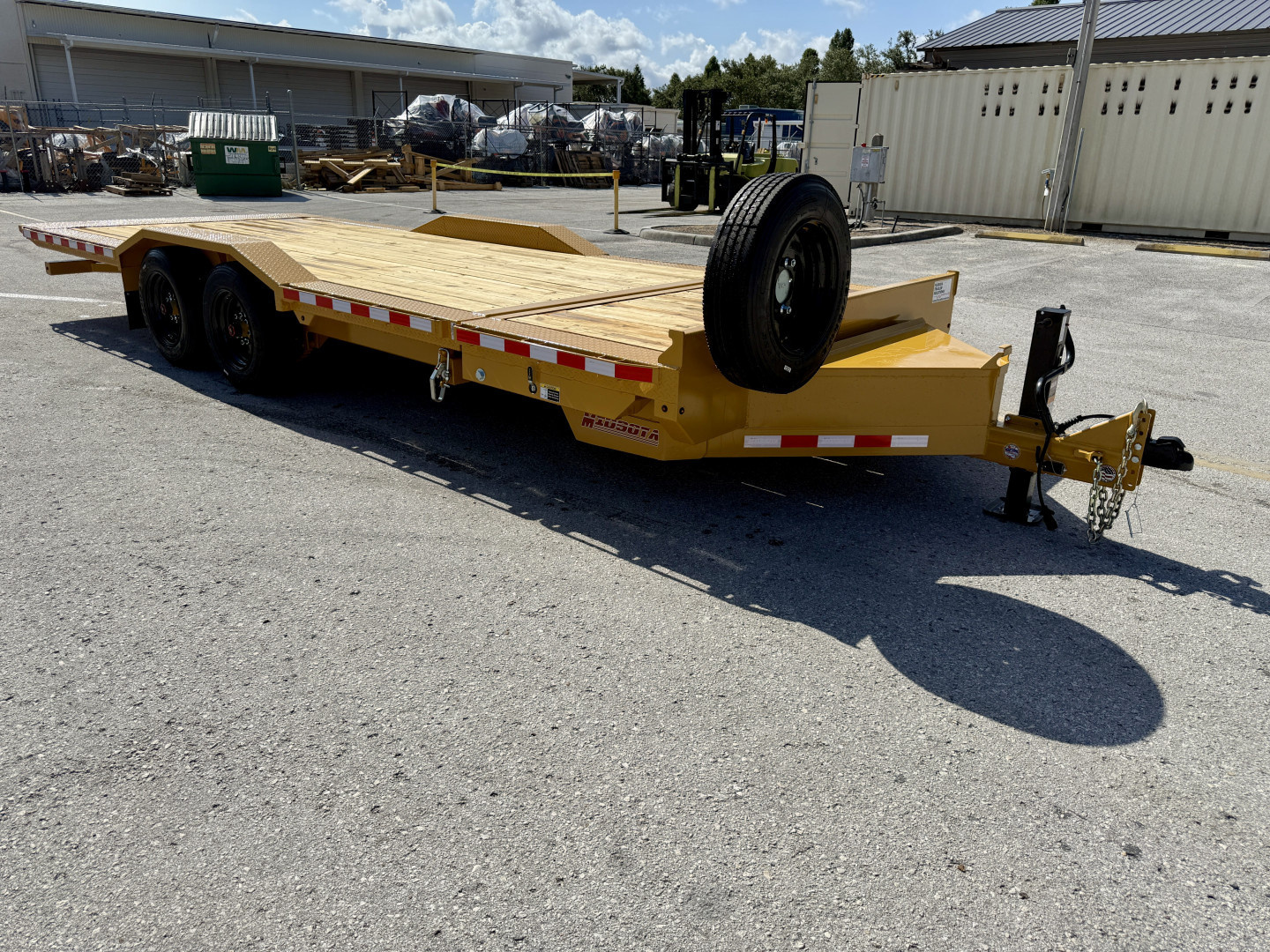 New 2026 Midsota 102 X 22 TBWB22 17.6K Tilt Equipment Trailer