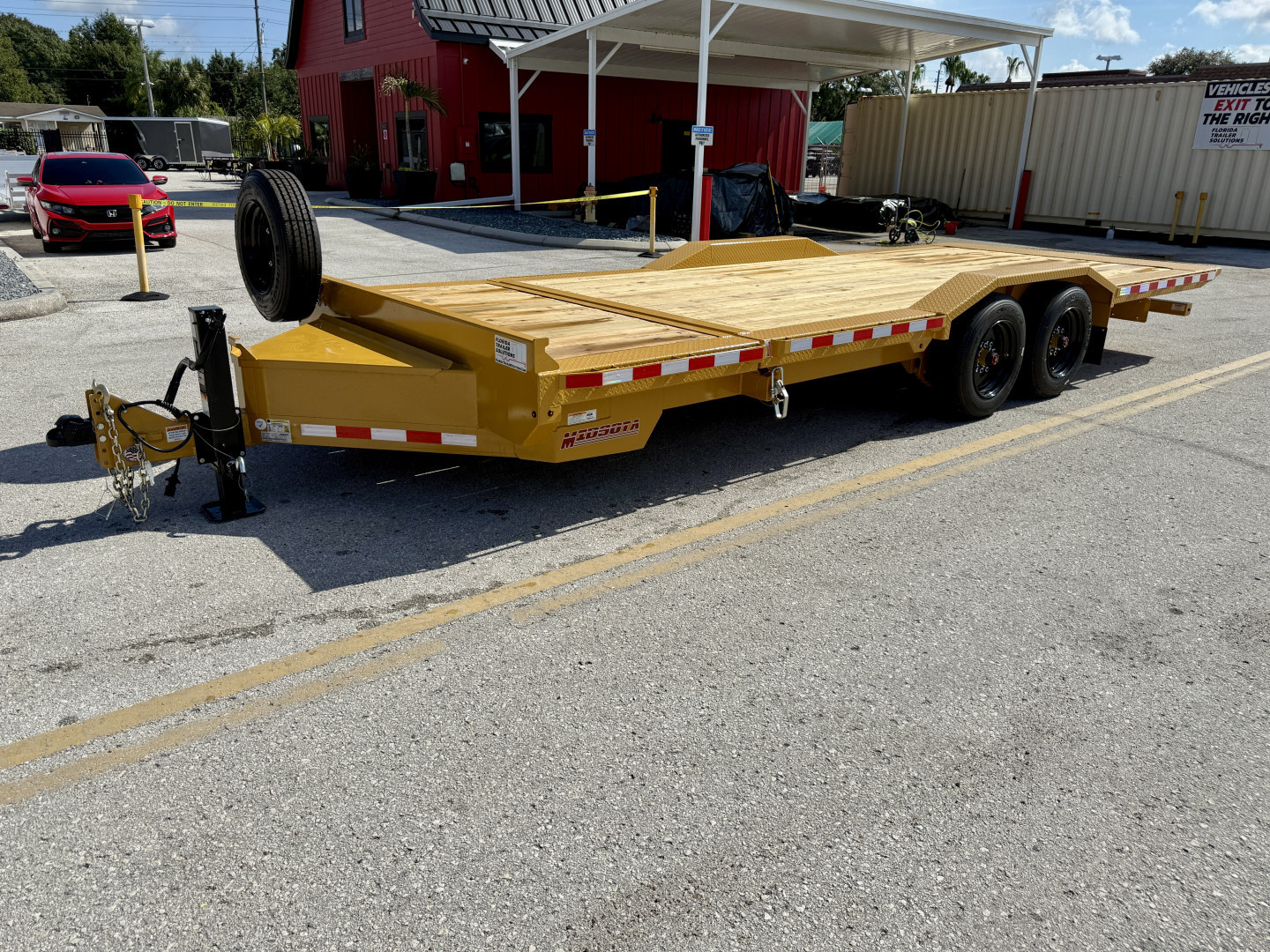 New 2026 Midsota 102 X 22 TBWB22 17.6K Tilt Equipment Trailer