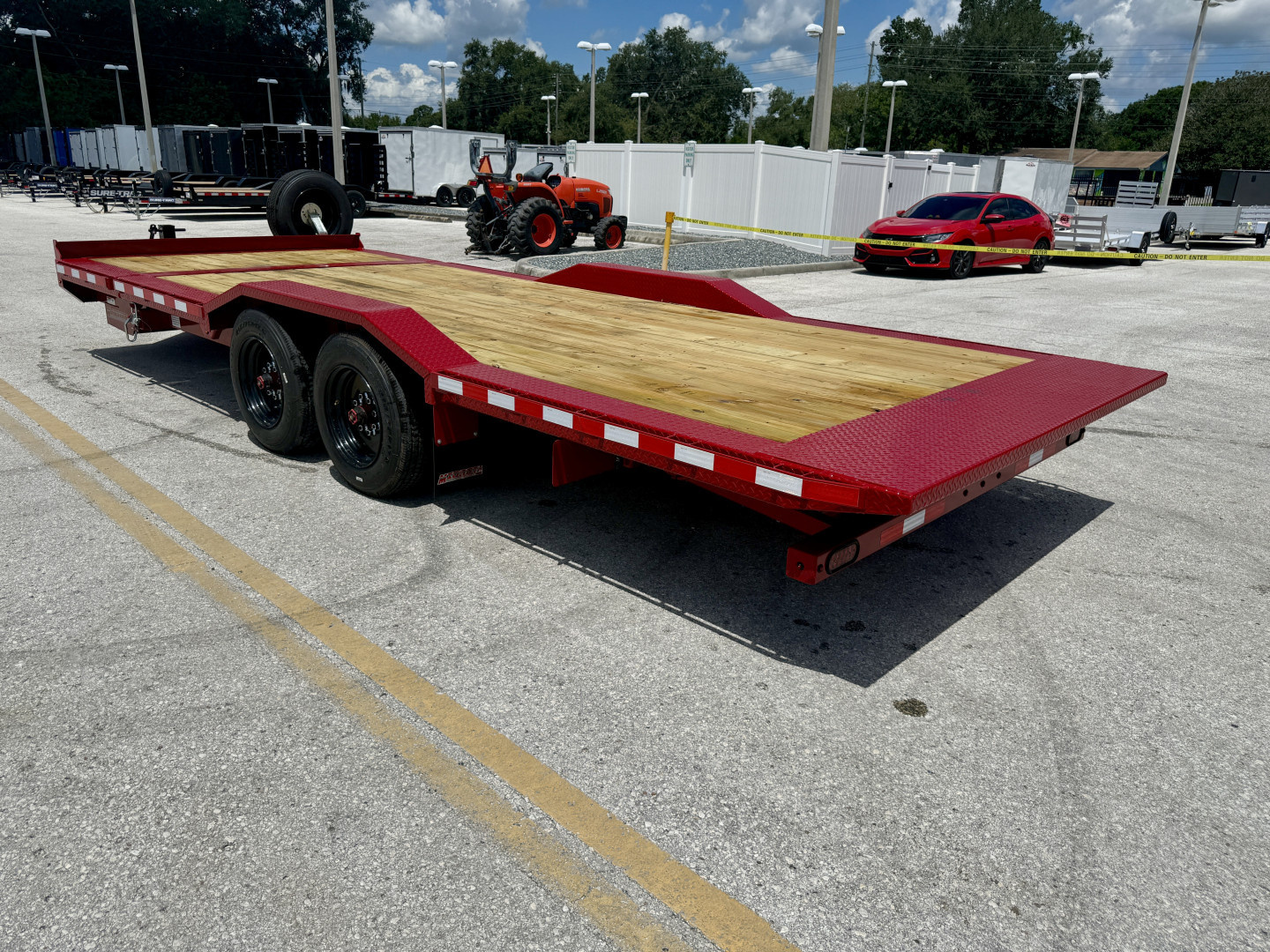 New 2026 Midsota 102 X 22 TBWB22 17.6K Tilt Equipment Trailer