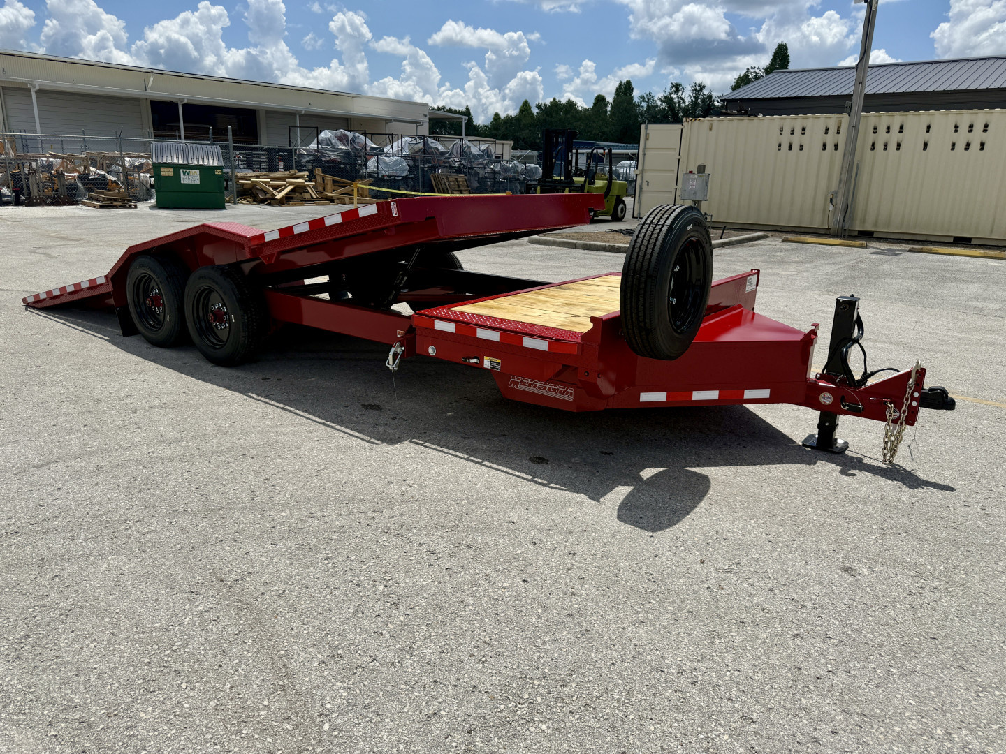 New 2026 Midsota 102 X 22 TBWB22 17.6K Tilt Equipment Trailer