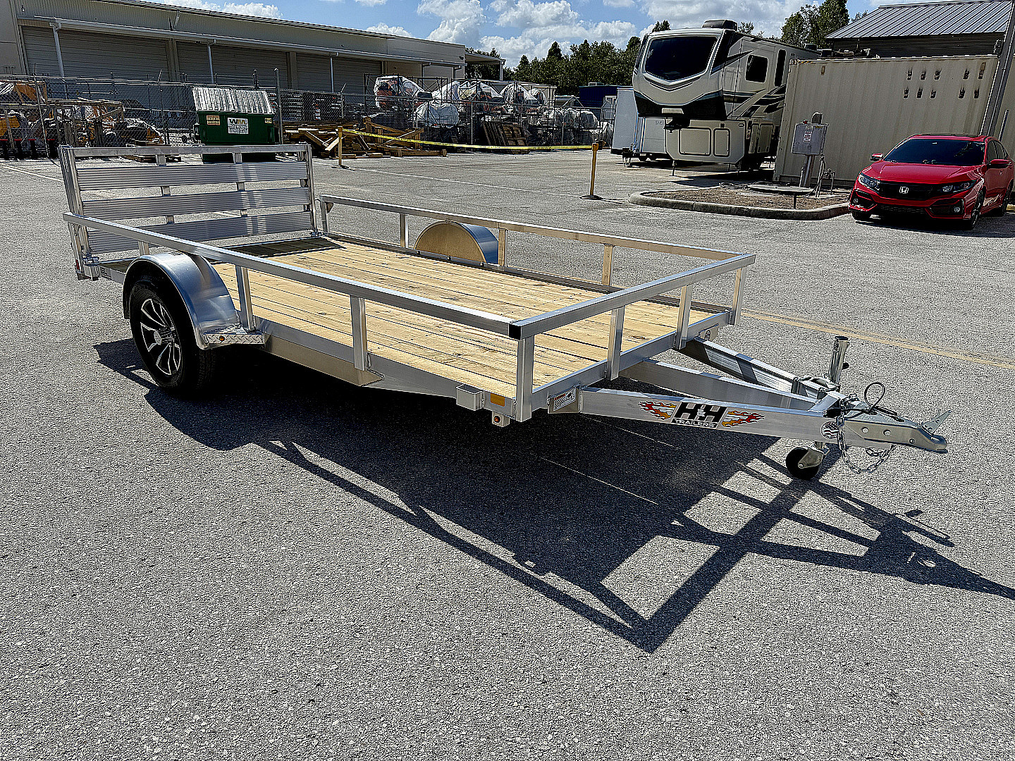 New 2026 H&H Trailers 76 X 12 Aluminum 3K Utility Trailer