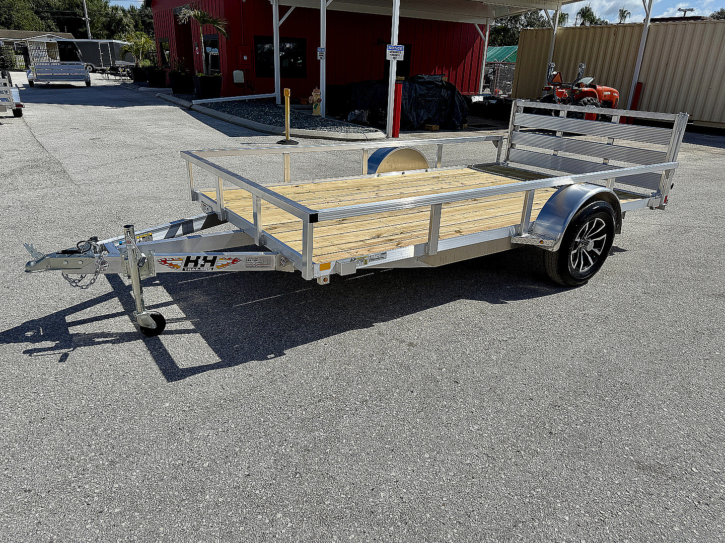 New 2026 H&H Trailers 76 X 12 Aluminum 3K Utility Trailer