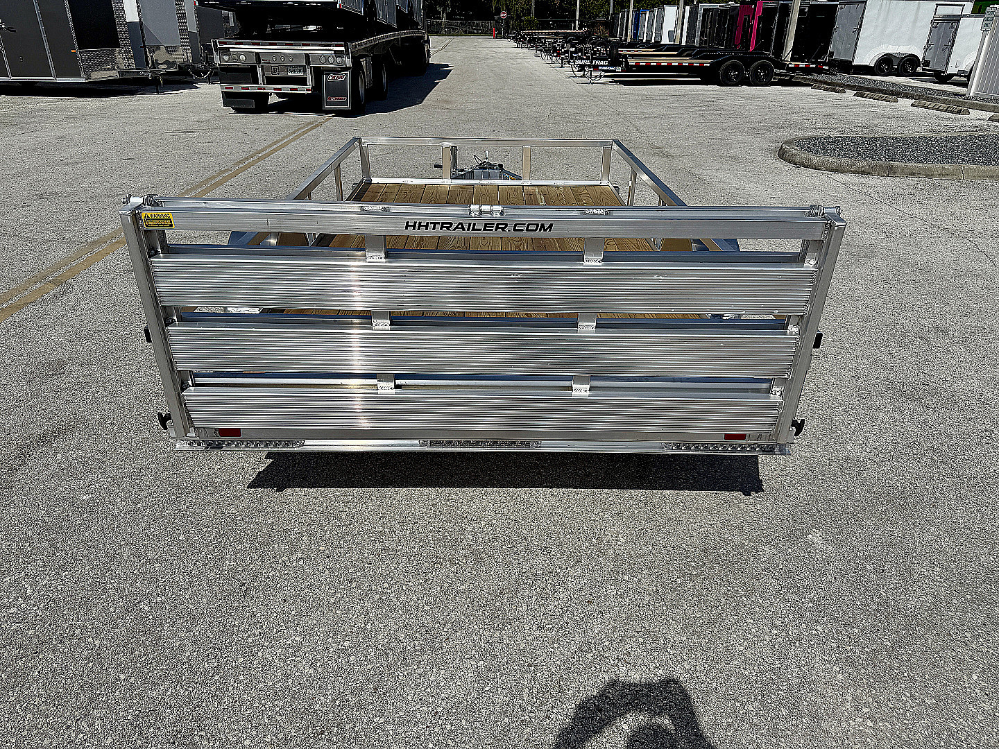 New 2026 H&H Trailers 76 X 12 Aluminum 3K Utility Trailer
