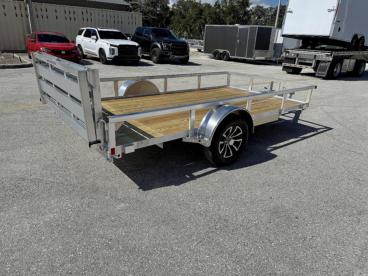 New 2026 H&H Trailers 76 X 12 Aluminum 3K Utility Trailer
