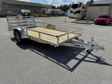 New 2026 H&H Trailers 76 X 12 Aluminum 3K Utility Trailer