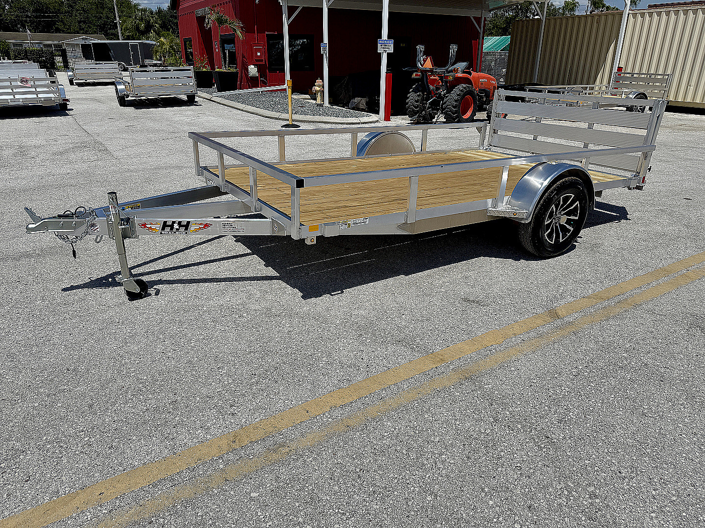 New 2026 H&H Trailers 82 X 12 Aluminum 3K Utility Trailer