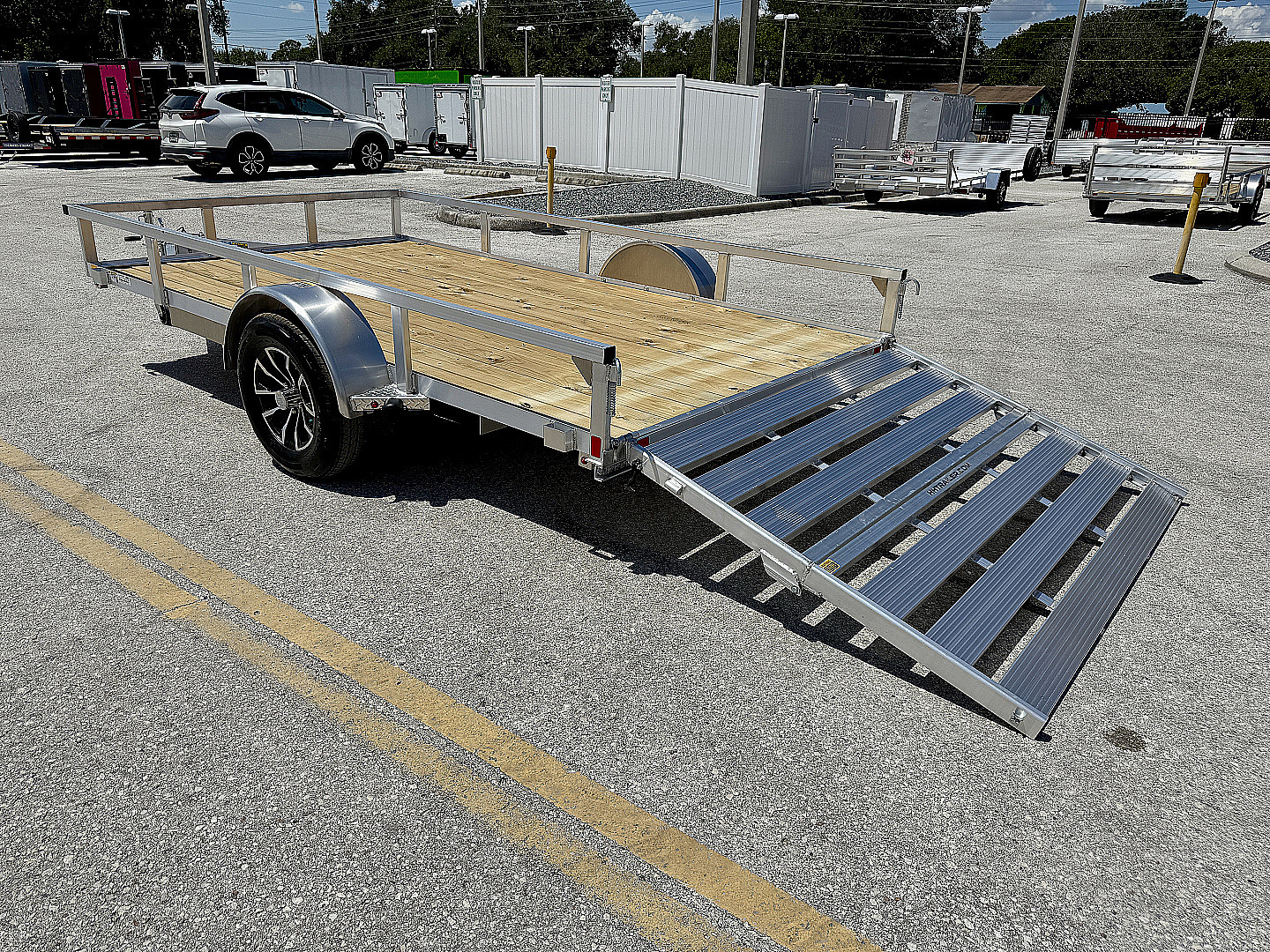 New 2026 H&H Trailers 82 X 12 Aluminum 3K Utility Trailer