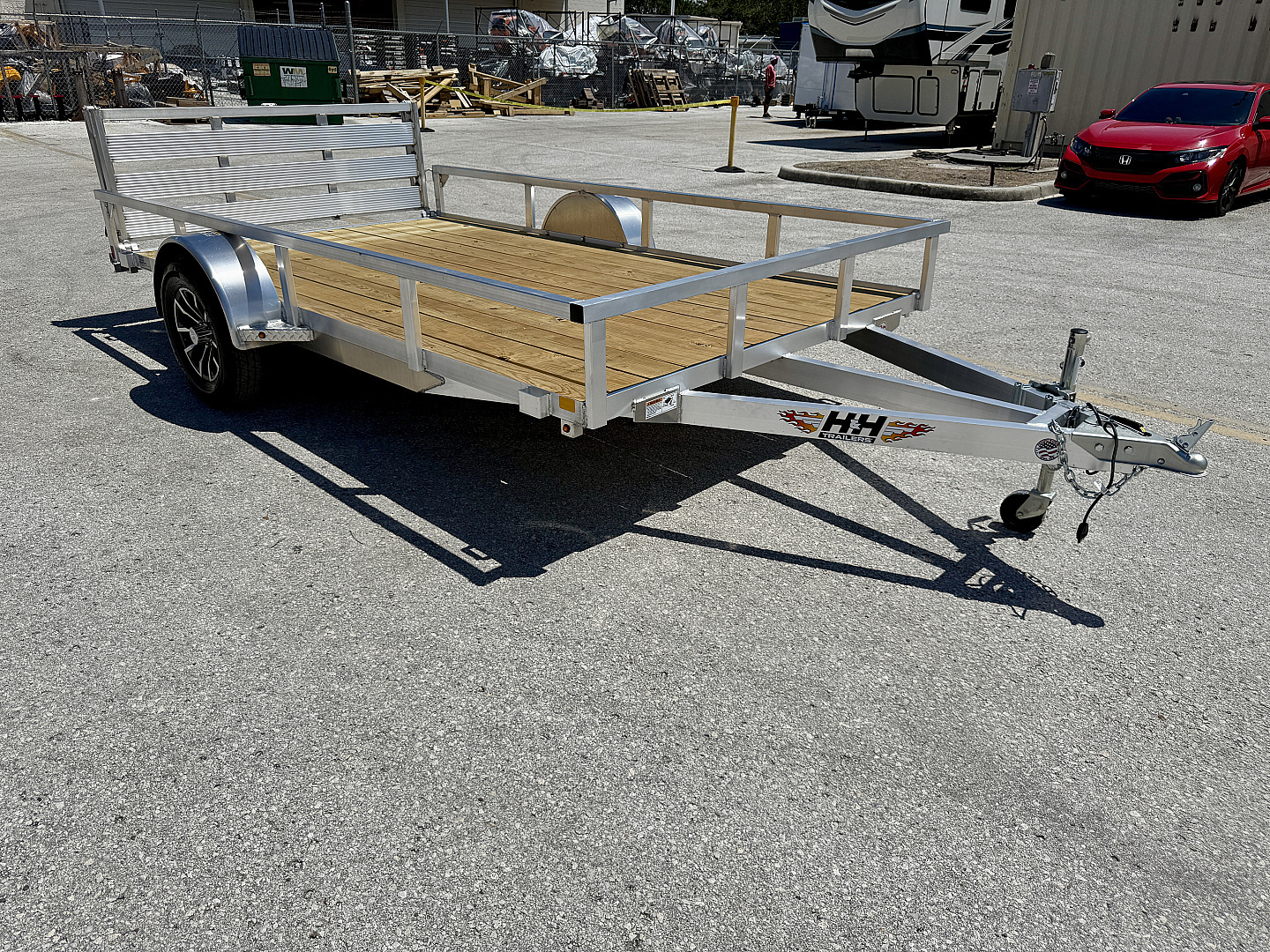 New 2026 H&H Trailers 82 X 12 Aluminum 3K Utility Trailer