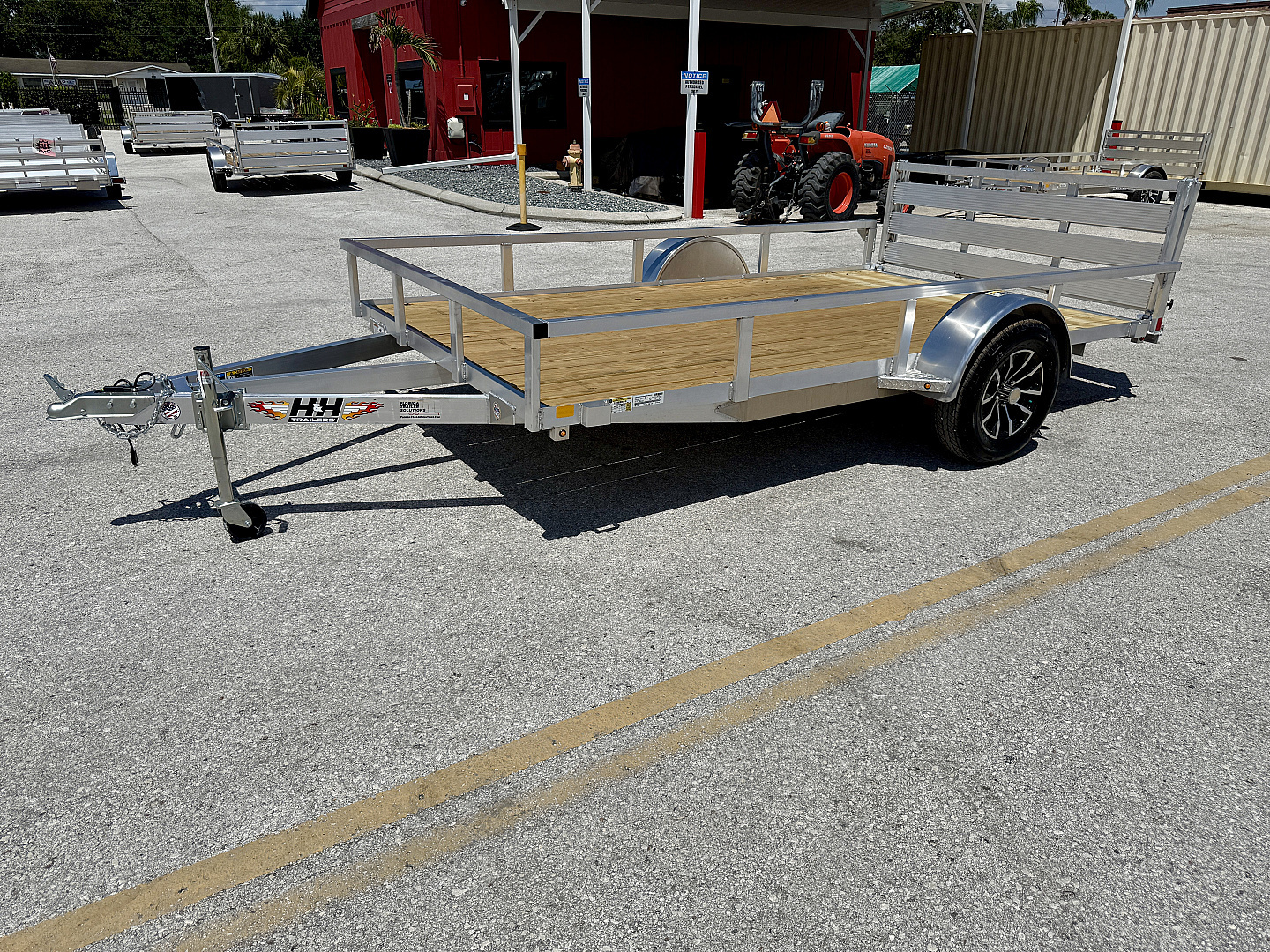 New 2026 H&H Trailers 82 X 12 Aluminum 3K Utility Trailer