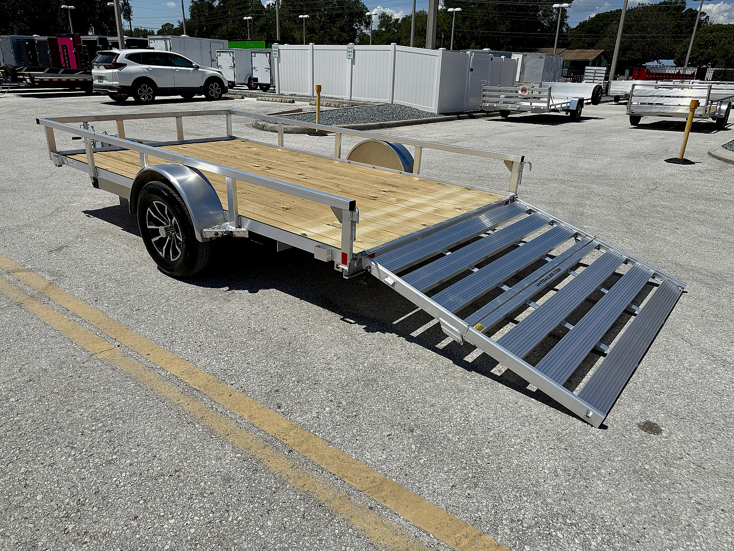 New 2026 H&H Trailers 82 X 12 Aluminum 3K Utility Trailer
