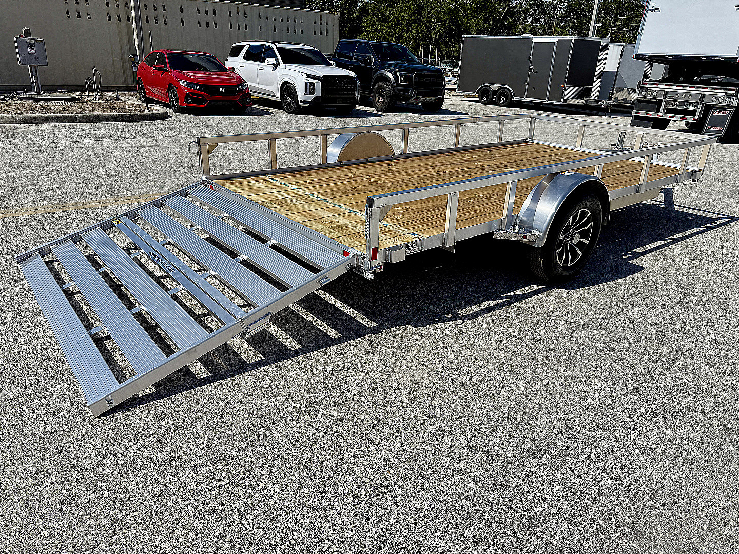 New 2026 H&H Trailers 82 x 14 Aluminum 3K Utility Trailer