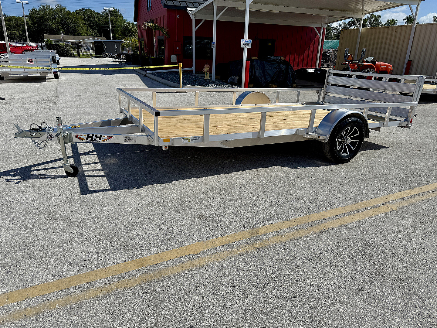New 2026 H&H Trailers 82 X 14 Aluminum 3K Utility Trailer