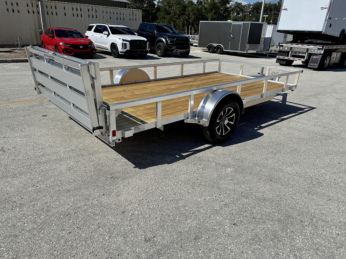 New 2026 H&H Trailers 82 X 14 Aluminum 3K Utility Trailer