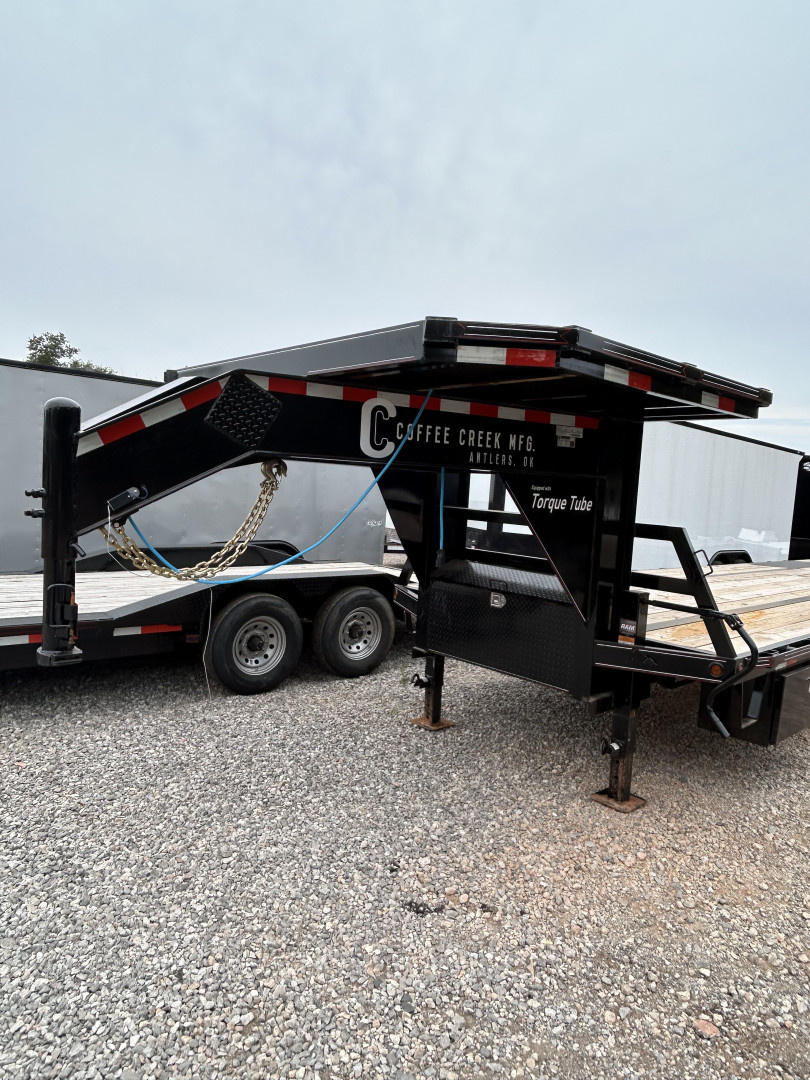New 2025 Coffee Creek MFG GH 102”x36’ Dual Axle Deckover Trailer