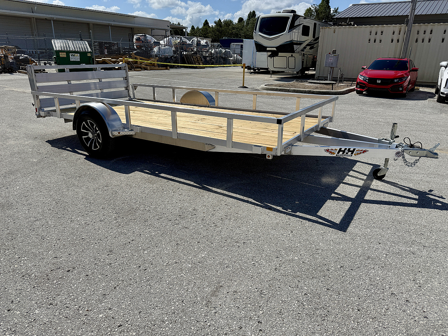 New 2026 H&H Trailers 82 X 14 Aluminum 3K Utility Trailer